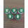 FAA25090A121 Golden Push Button for OTIS 2000 Elevators